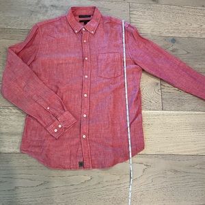 Banana Republic Men’s Button Down Long Sleeve Shirt Untuck Slim Fit Size Medium.